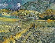 Vincent Van Gogh Landscape at Saint-Remy Spain oil painting reproduction